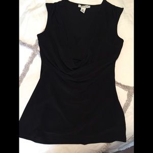 White House Black Market sleeveless cowl neck top